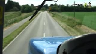 Heimatreport.TV-Mit 500 PS starken Schlepper duch das Dorf