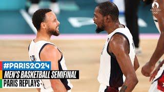  USA vs. Serbia  | Men's basketball FULL Semifinal! | Paris Replays