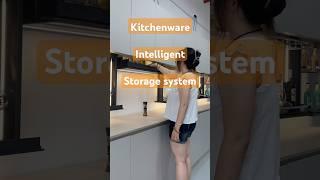 Kitchen cabinets Manufacturer use Electric smart Kitchenware Storage basket #kitchencabinetdesign