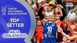 Maja Ognjenovic - Serbian Setter & Cheeky Scorer| Top Setter | Volleyball Olympic Qualification 2019