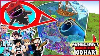 100 HARI SURVIVAL HARDCORE MEMBUAT AQUARIUM RAKSASA ISI SEA EATHER SPRUNKI TERBARU VS MEGALODON