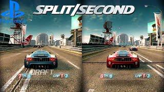 Split Second (PS3) 2-Player Co-Op vs PS5 Gameplay (PS Plus Premium)