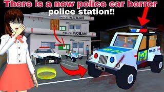 There's a new secret about the police station presence strange car horror sakura school simulator