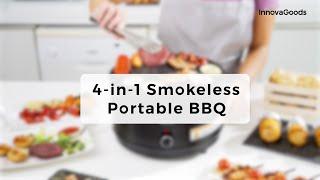 InnovaGoods 4-in-1 Smokeless Portable BBQ