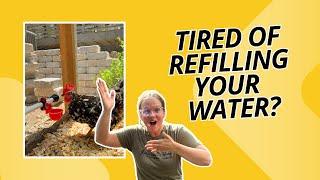 Best Automatic Chicken Waterer: Installing a Rent-A-Coop S.N.A.P. DIY Watering System