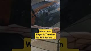 Worx Corded Lawn  Edger & Trencher #worx #lawnedger #lawnmaintenance #edger #diy #review