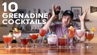 Top 10 GRENADINE cocktails - not your grandma's grenadine!