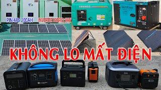 Dàn Đồ Chơi của Kênh Sáng Tạo .COM Những ngày mất điện - Show Hệ Thống Năng Lượng Mặt Trời