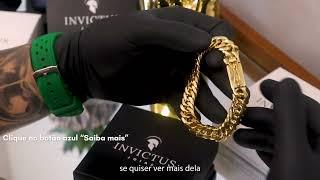 A MELHOR PULSEIRA BANHADA A OURO 18K Não escurece e nem descasca- Invictus Joias