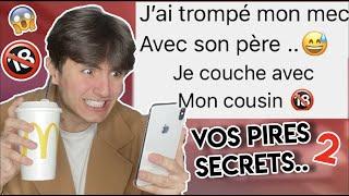 VOS PIRES SECRETS (JE SUIS ENCORE CHOQUÉ)