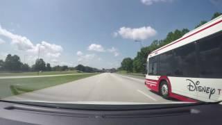 Florida Driving Videos | Driving from Epcot to Animal Kingdom | FL Attractions 360