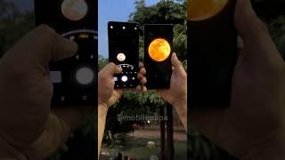 Vivo X100 Vs Realme 12 pro plus Moon zooming test  #shorts #vivox100 #realme12proplus #comparison