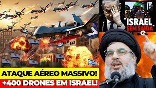 Israel Lança AT4QUE Aéreo Massivo! Jatos israelense Revidam e Destr0em Arsenal do Hezbollah