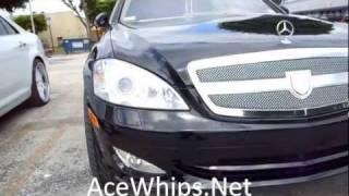 WTW Customs- Mercedes-Benz S550 on 24" Asantis- AceWhips.NET