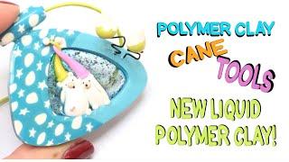 Polymer clay- LC slicer- canes- tools- liquid polymer clay- tutorial-DIY