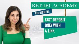 How to deposit via BET-IBC's link?