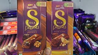 New Cadbury Dairy Milk Slik Desserts Brownie & Plum Cake️#shorts #viral #love #cadbury #chocolate