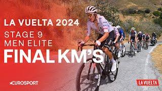 BLOCKBUSTER STAGE!  | La Vuelta a España Stage 9 Final Kilometres | Eurosport Cycling