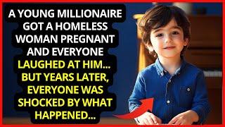 A young millionaire got a homeless woman pregnant and everyone laughed at him... But years later...