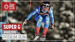 Sofia Goggia | Silver Medal | Ladies' SuperG | Are | FIS World Alpine Ski Championships