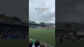 Berbatov slots his penalty away against John Nellis in nets #northernireland #football #soccer all
