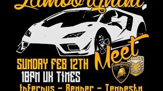 GTA Online Lamborghini meet hosted by xiRoNiCzZ CoreGaming PS4