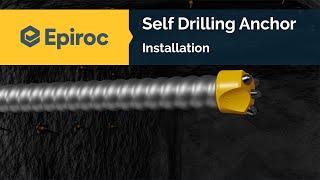 Self Drilling Anchor Installation