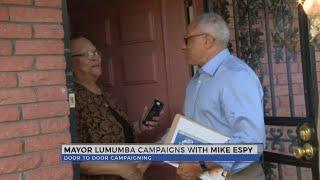 Jackson Mayor Chokwe Antar Lumumba Campaigns with Mike Espy