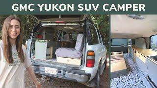 SUV CAMPER TOUR | My DIY conversion for solo female van life in a GMC Yukon