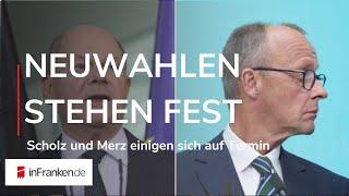 TERMIN FÜR NEUWAHL STEHT FEST: Einigung zwischen Scholz und Merz