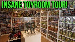 Insane Toy Room Tour! TMNT, MOTU, Transformers, Games, ... Behind The Collector #4