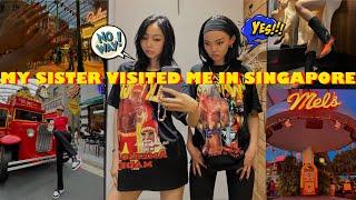 my sister visited me in Singapore vlog || Дүүтэйгээ хамт Сингапур улсад