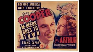 Gary Cooper & Jean Arthur in Frank Capra's "Mr. Deeds Goes To Town" (1936)