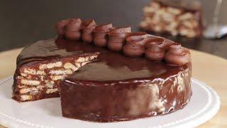 Queen Elizabeth favourite Cake | Chocolate Biscuit Cake | How Tasty Channel