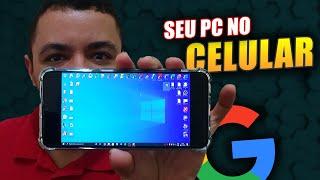 Aprenda como Acessar e Controlar seu PC pelo CELULAR com Ajuda do Google! (Acesso Remoto)