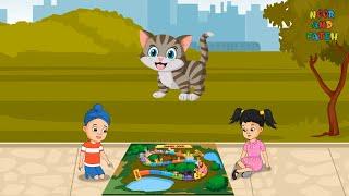 Animal Names in Punjabi with Noor and Fateh | Punjabi Kids Cartoon | Learn Animal Names For Kids