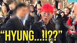 BIGBANG GDragon Shocked And Surprised By Korean Comedian Jo Se Ho At 'Chanel' Fashion Show in Paris