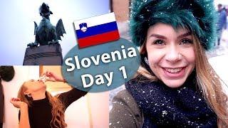 Slovenia Travel Vlog Day 1 - Ljubljana & Food