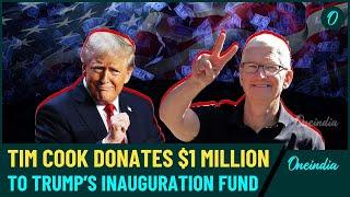 Apple CEO Tim Cook donates $1 million to Trump’s inauguration fund ahead of January 20