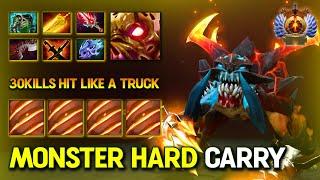 MONSTER HARD CARRY Lifestealer Max Slotted Item Build Brutal 30Kills Hit Like A Truck 7.37c Dota 2