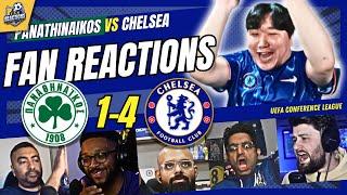 CHELSEA FANS REACTION TO PANATHINAIKOS 1-4 CHELSEA | UEFA CONFERENCE LEAGUE