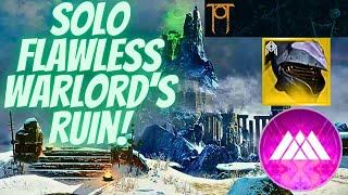 Solo Flawless Warlord's Ruin With Commentary- Prismatic Warlock