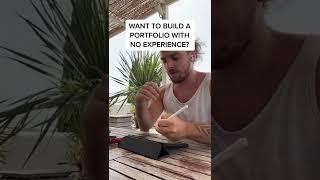 The FIRST 3 Steps to Build Your Design Portfolio WITHOUT ANY Experience
