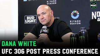 Dana White: 'Sean O'Malley looked flat against Merab' | UFC 306 Post Fight Press Conference