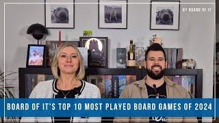 Board Of It's Top 10 Most Played Board Games Of 2024