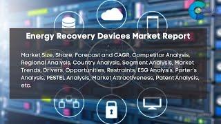 Energy Recovery Devices Market Report 2024| Forecast, Industry Trend,share Price,Market Size