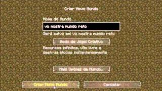 Mundo reto minecraft