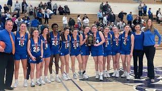 2024 Section 9 Class AA Girls Hoops Final | Wallkill 50, Warwick 39