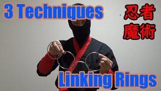 ninja Linking Rings tutorial/3 Techniques of Linking Rings/UHM