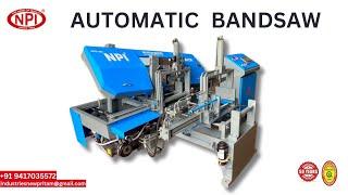 Fully Automatic Metal Cutting Bandsaw Machine 10" by Npi || Model HBM 250 || New Pritam Industries.